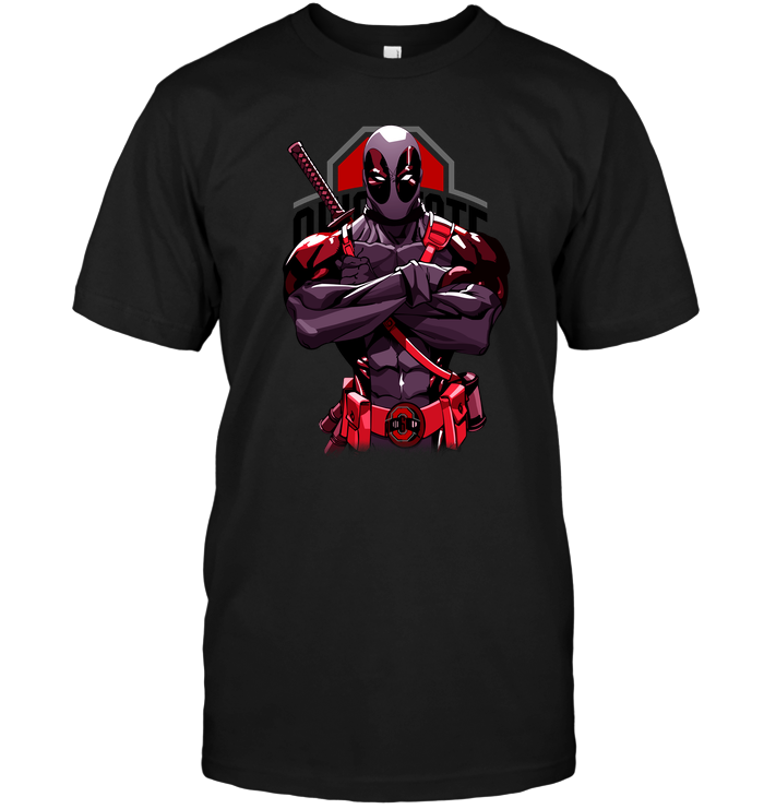 Giants Deadpool Ohio State Buckeyes T-Shirt
